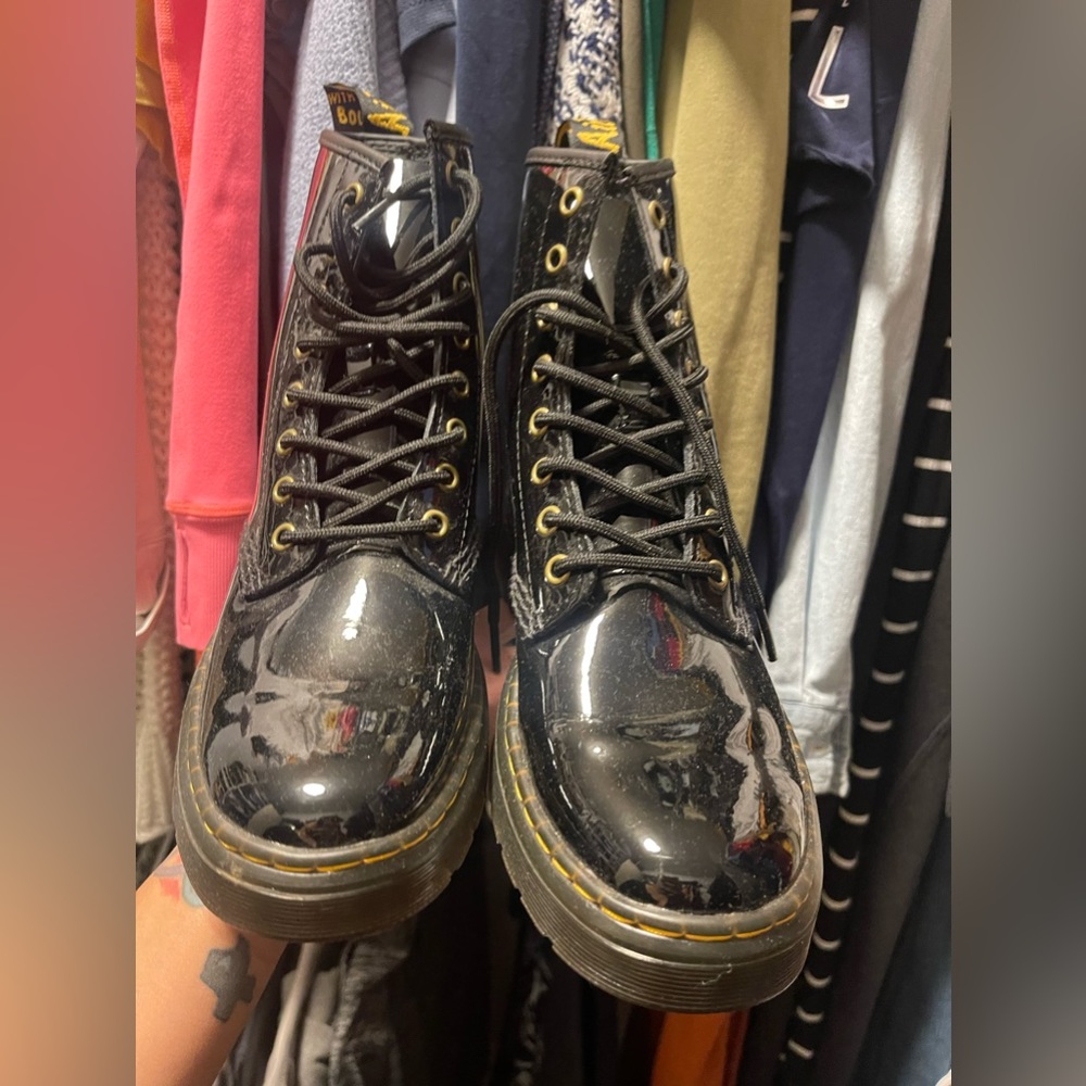 Patent leather Dr Martens